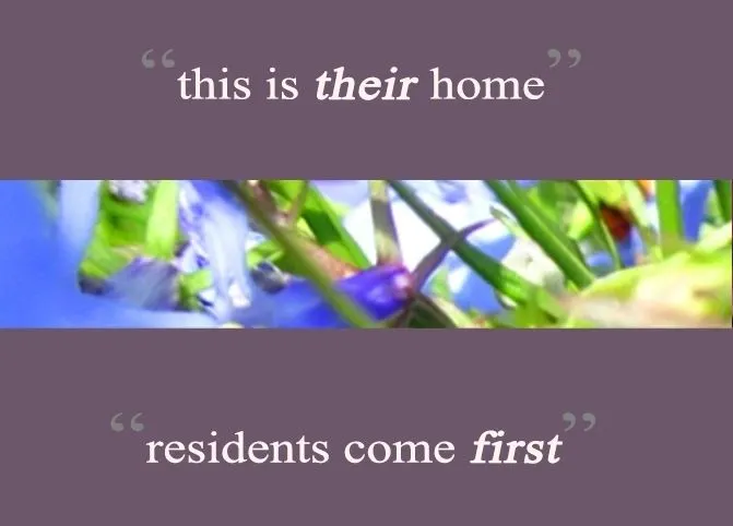Resident moment at Springfield House
